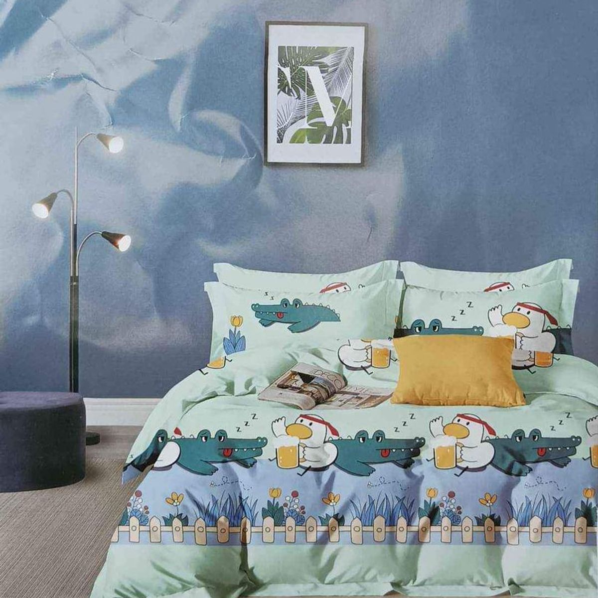 MINGDA - Set Edredón Kids 1.5 Pz + Sabanas + Fundas 5 Piezas