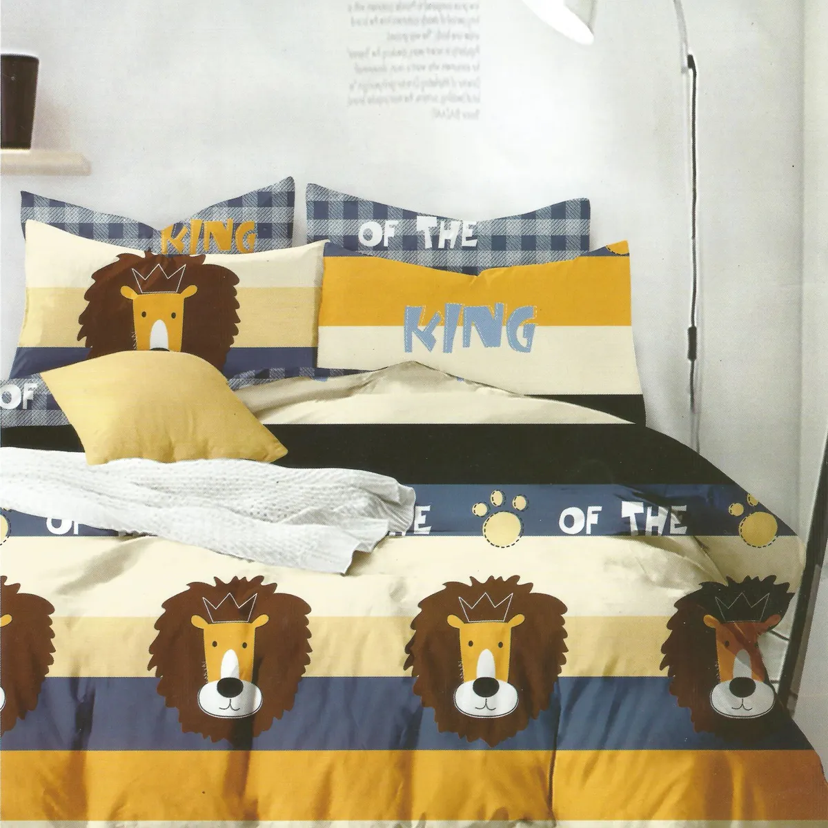 MINGDA - Set Edredón Kids 1.5 Pz + Sabanas + Fundas 5 Piezas