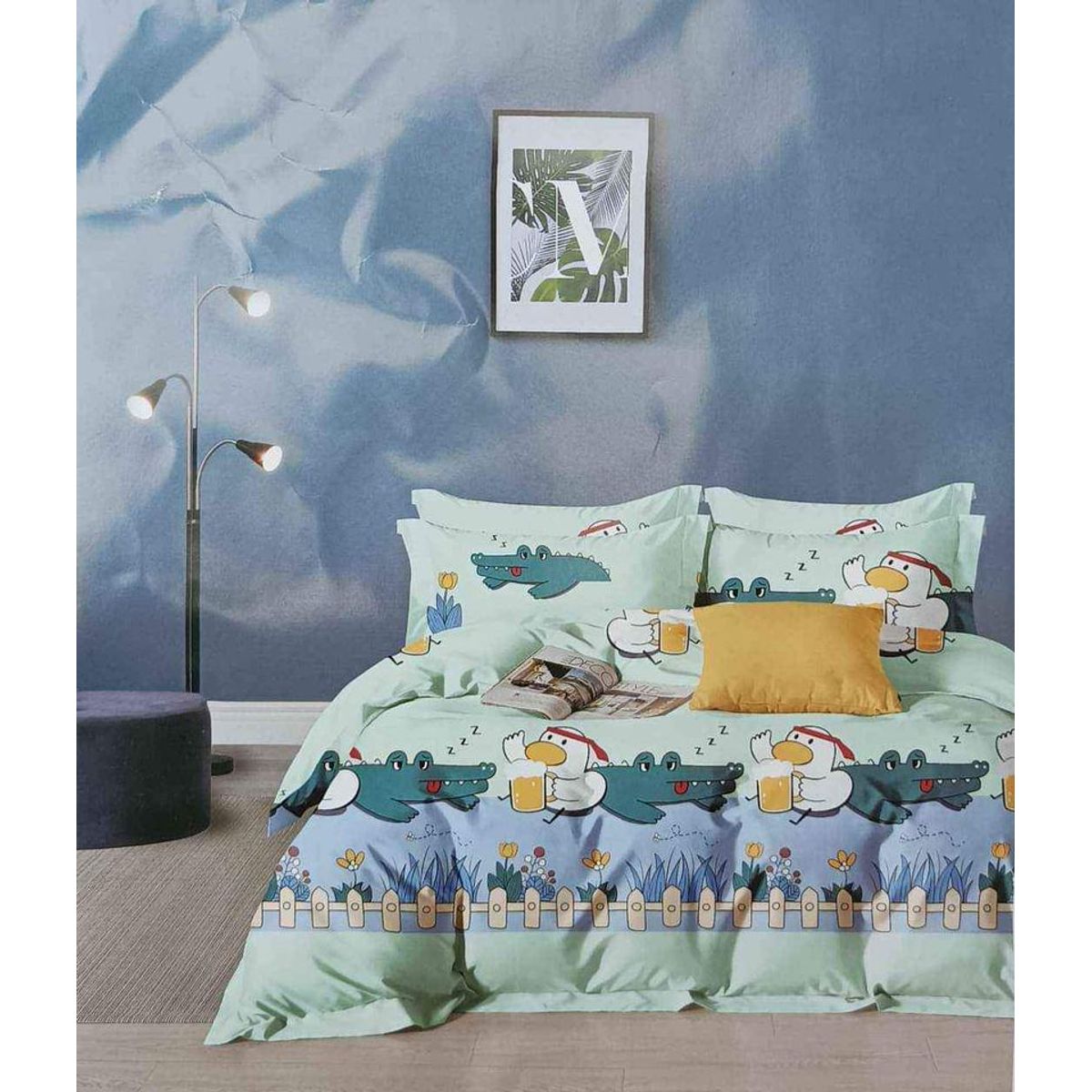 MINGDA - Set Edredón Kids 2 Pz + Sabanas + Fundas 5 piezas