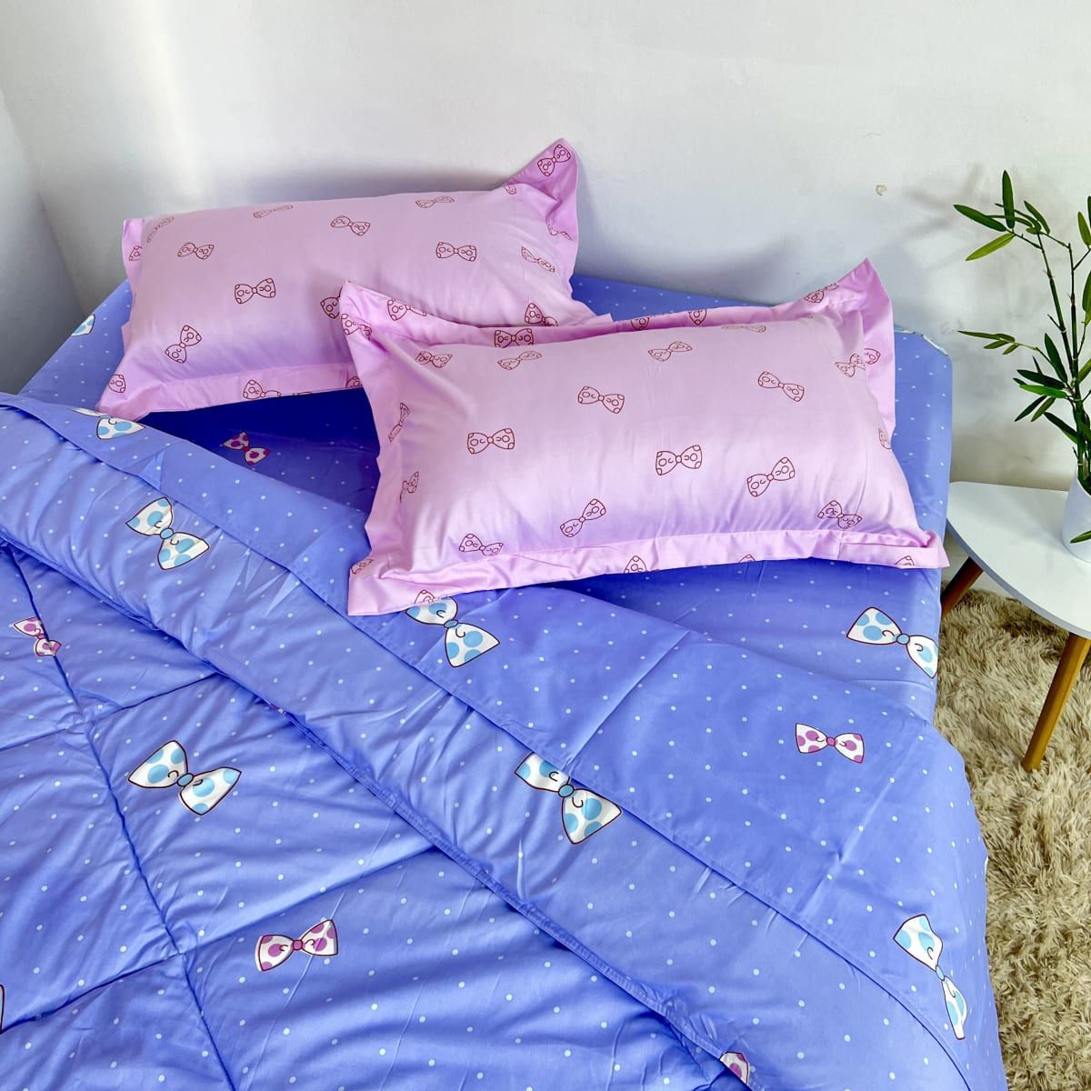 MINGDA - Set Edredón Kids 2 Pz + Sabanas + Fundas 5 piezas