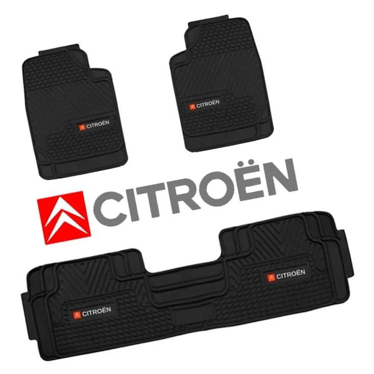GENERICO - Pisos CITROEN para Autos y Camionetas 3piezas