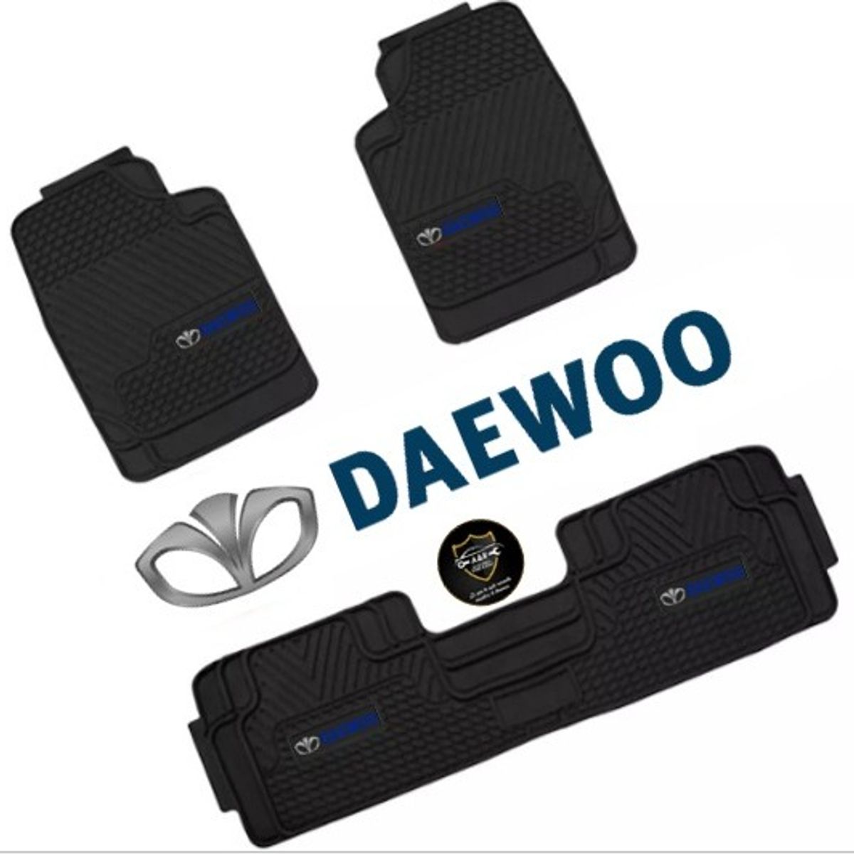 GENERICO - Pisos DAEWOO para Autos y Camionetas 3piezas