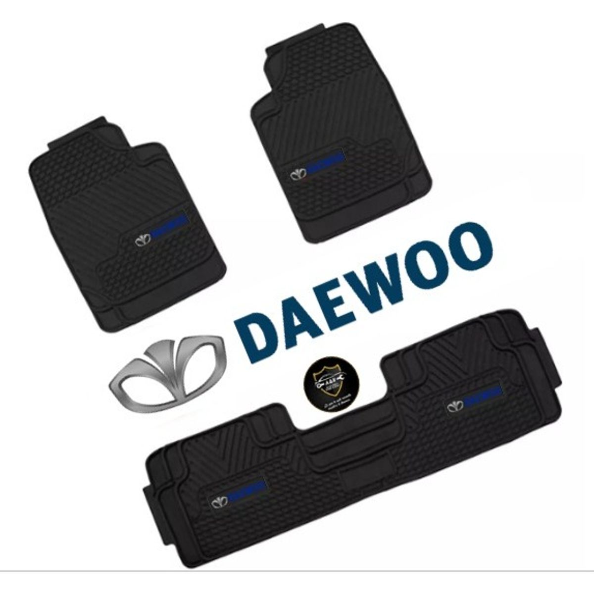 GENERICO - Pisos DAEWOO para Autos y Camionetas 3piezas