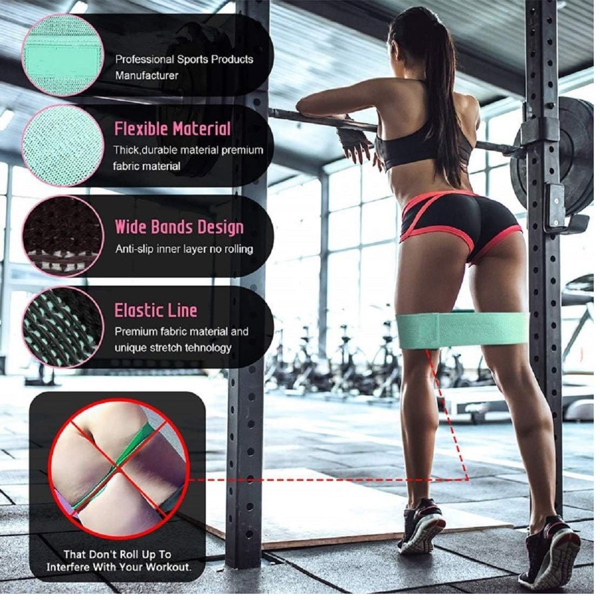 GENERICO - Bandas Elasticas de Resistencia Pack de 3