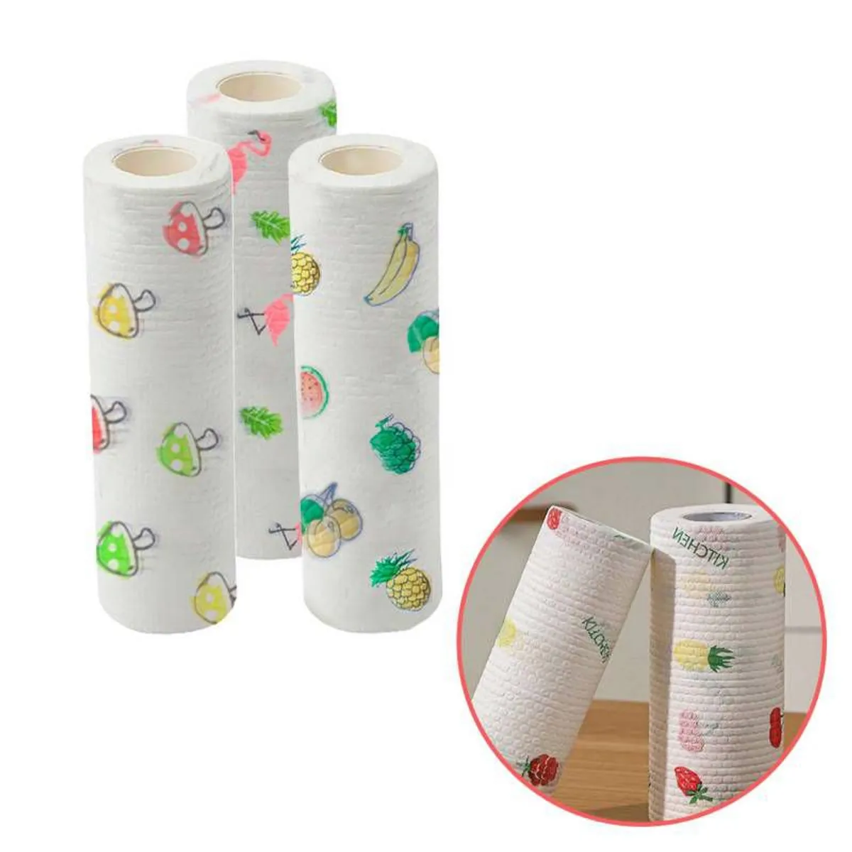 GENERICO - Papel Absorbente Reutilizable Kawaii