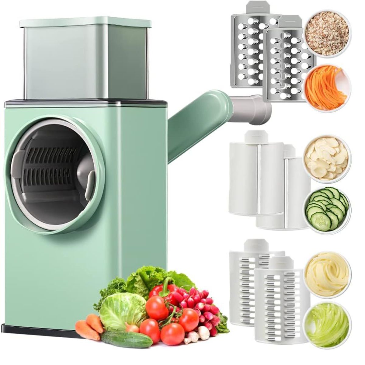 OEM - Picador Rayador Cortador Verdura Vegetales 3 En 1.