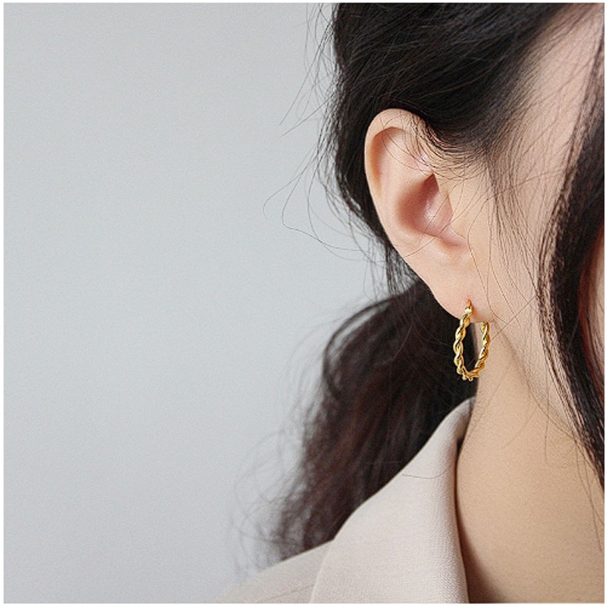 KAST PE - Aretes pendientes Mujer Modelo Steph - Dorados