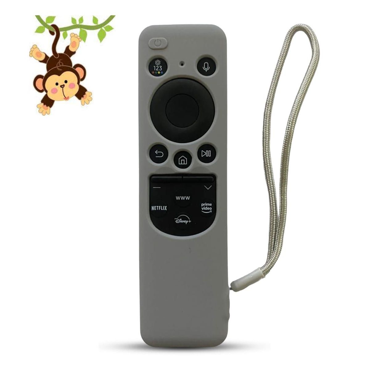 SIKAI - Funda Para Control Samsung Solar Smart Tv Modelo 2023- Plomo