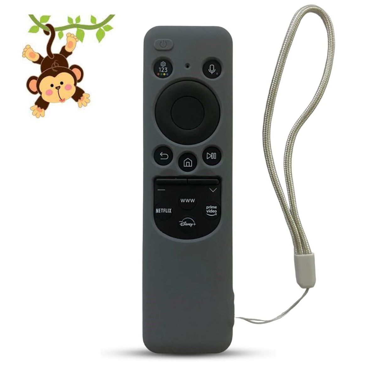 SIKAI - Funda Para Control Samsung Solar Smart Tv Modelo 2023- Plomo Oscuro