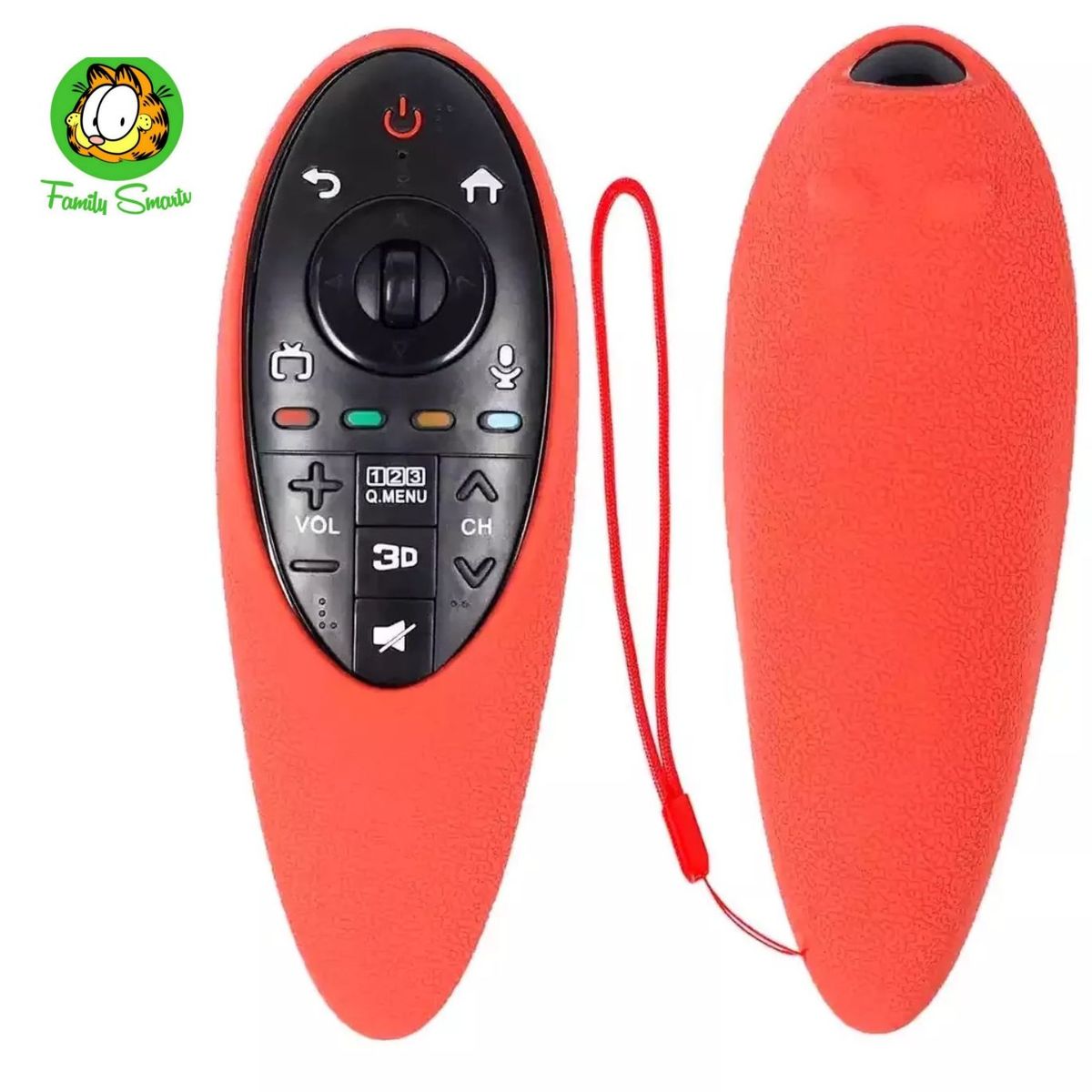 SIKAI - Funda Silicon Control Remoto LG Magic An-mr500 Rojo