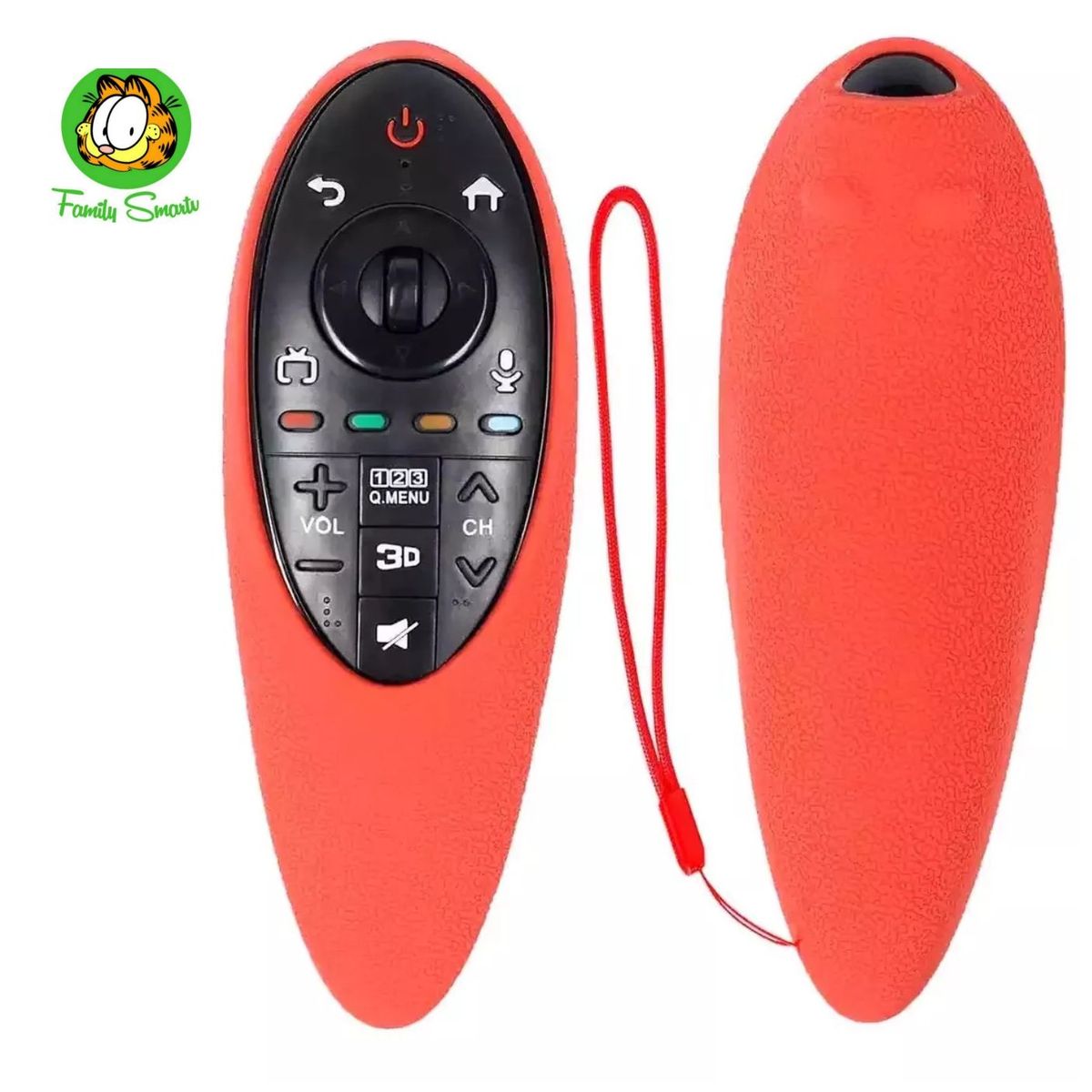 SIKAI - Funda Silicon Control Remoto LG Magic An-mr500 Rojo
