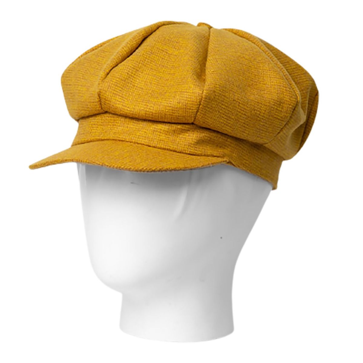 TODO GORROS PERU - Boina escocesa mostaza unisex - TODO GORROS PERU