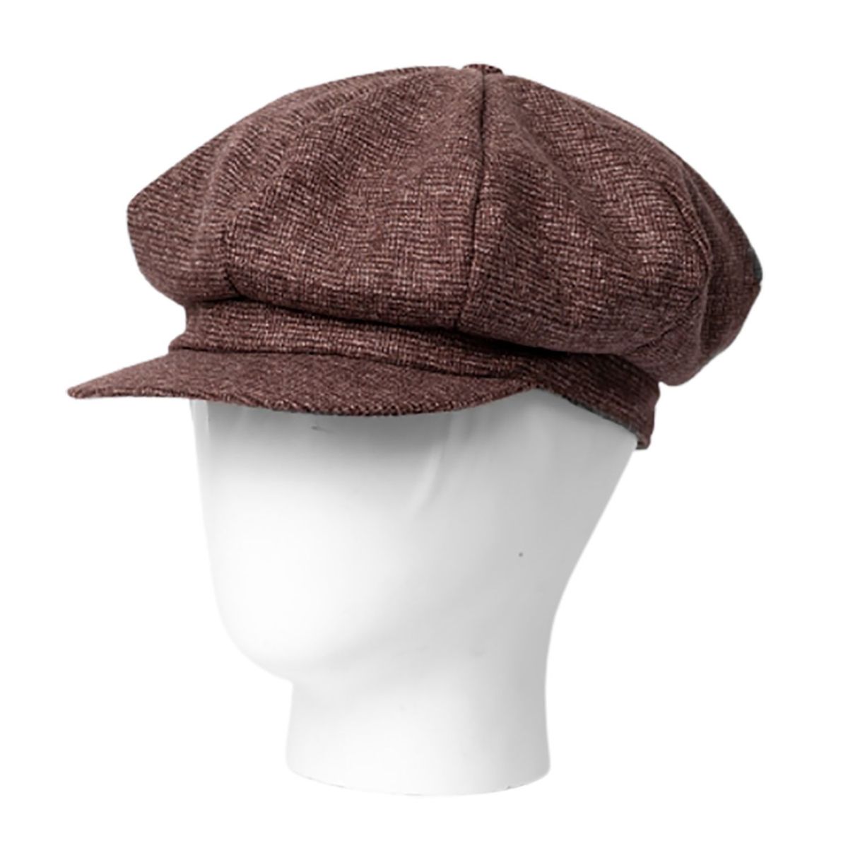 TODO GORROS PERU - Boina escocesa marron jaspeado unisex - TODO GORROS PERU