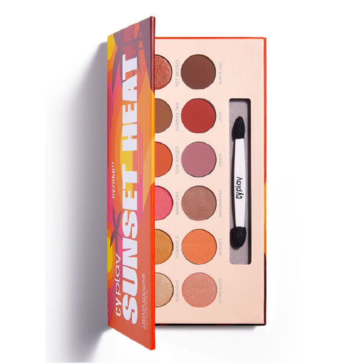 CYZONE - Cyzone – Sunset Heat Paleta de Sombras x 12
