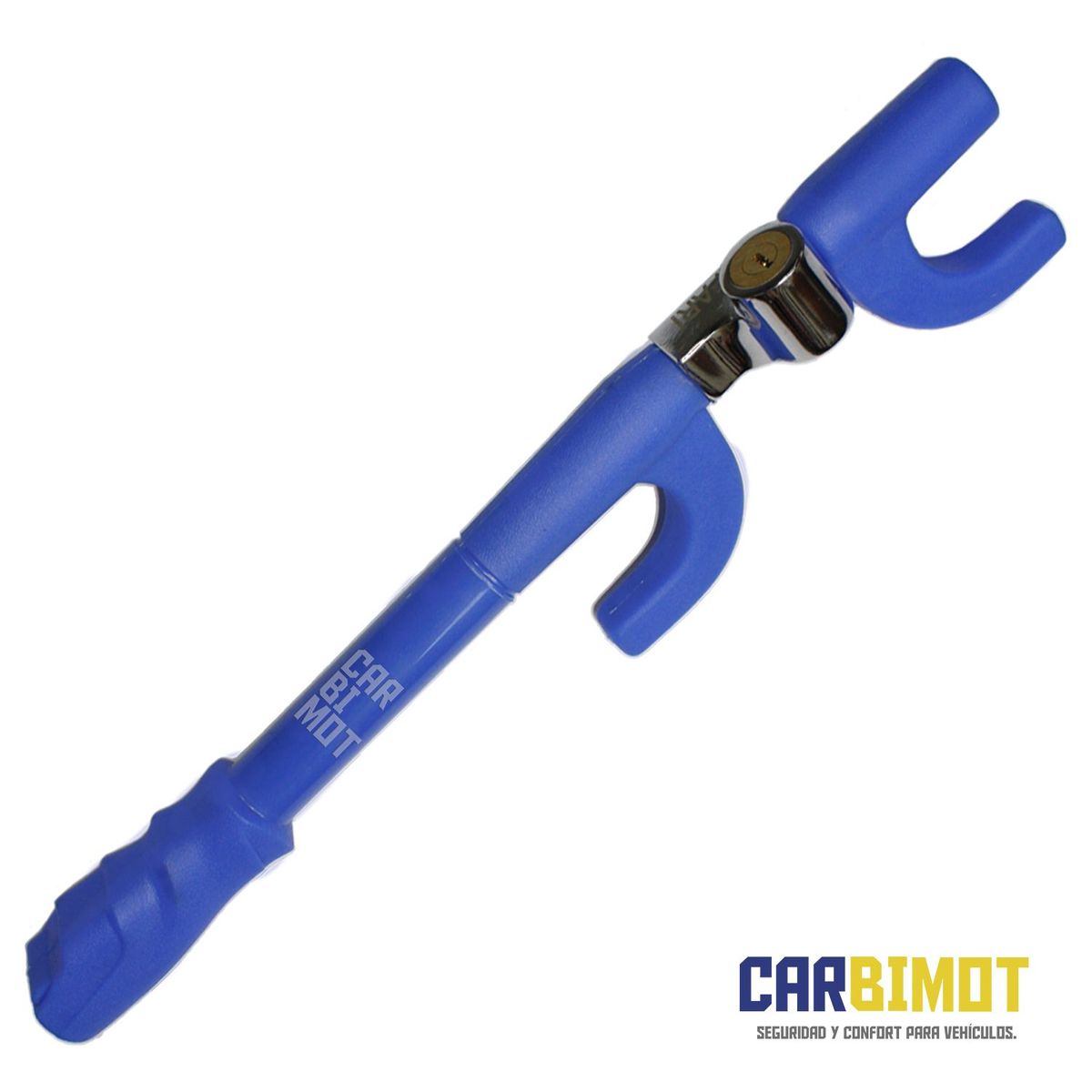 GENERICO - SEGURO BLOQUEO TRABA VOLANTE TIMON ANTIRROBO PARA AUTO