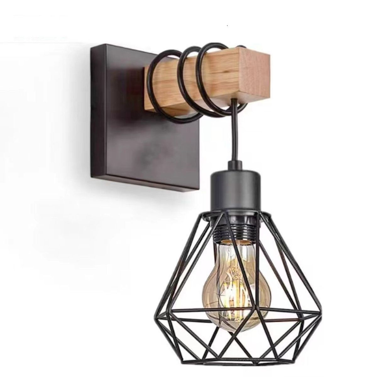 GENERICO - Lámpara de pared diseño diamante