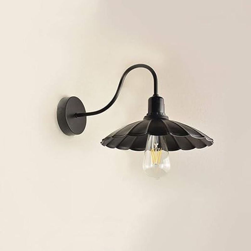 GENERICO - Lámpara de pared diseño campana flor