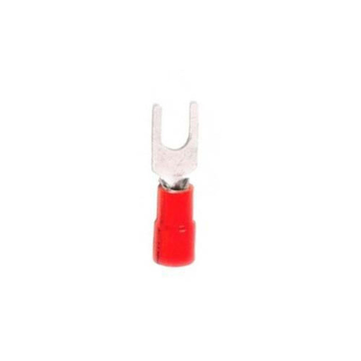 GENERICO - Terminal Aislado   3/16" Tipo Uña Rojo (Cable 22-16 awg)X 20 UND.