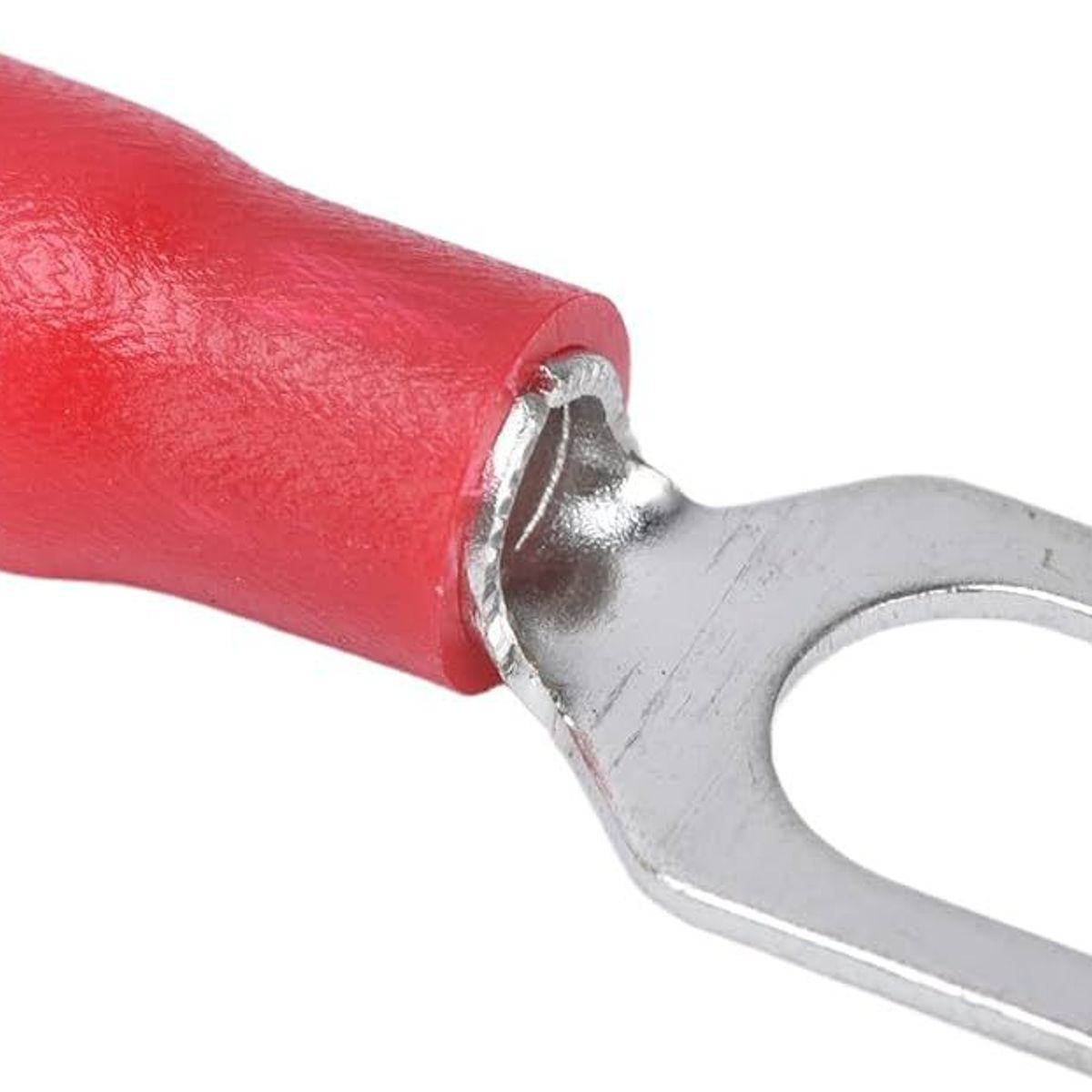 GENERICO - Terminal Aislado   3/16" Tipo Uña Rojo (Cable 22-16 awg)X 20 UND.