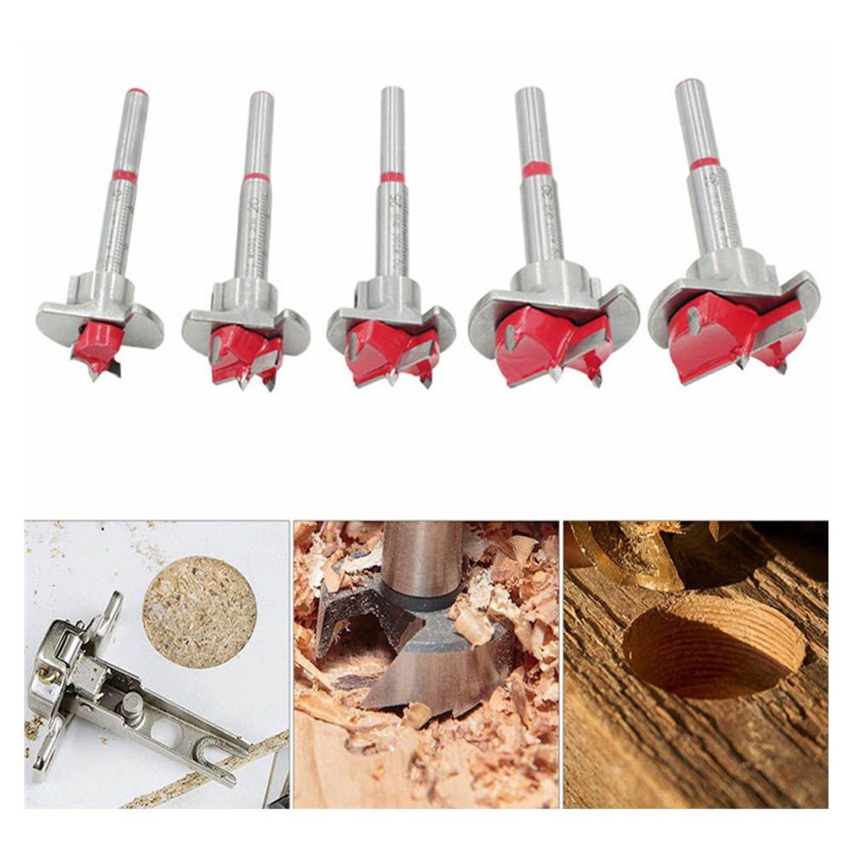 GENERICO - BROCAS FORSTNER set 5 pz con TOPES