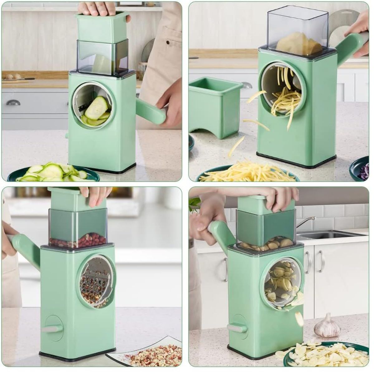 OEM - Picador Rayador Cortador Verdura Vegetales 3 En 1