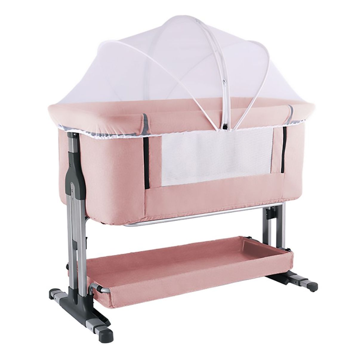 BABYKISS - CUNA COLECHO PRISMA CON 6 NIVELES DE ALTURA Y MECEDORA