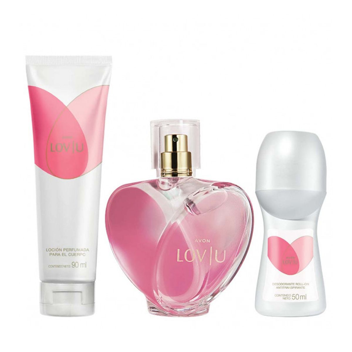 AVON - Lov U Perfume de Mujer con Locion y Deo Roll On