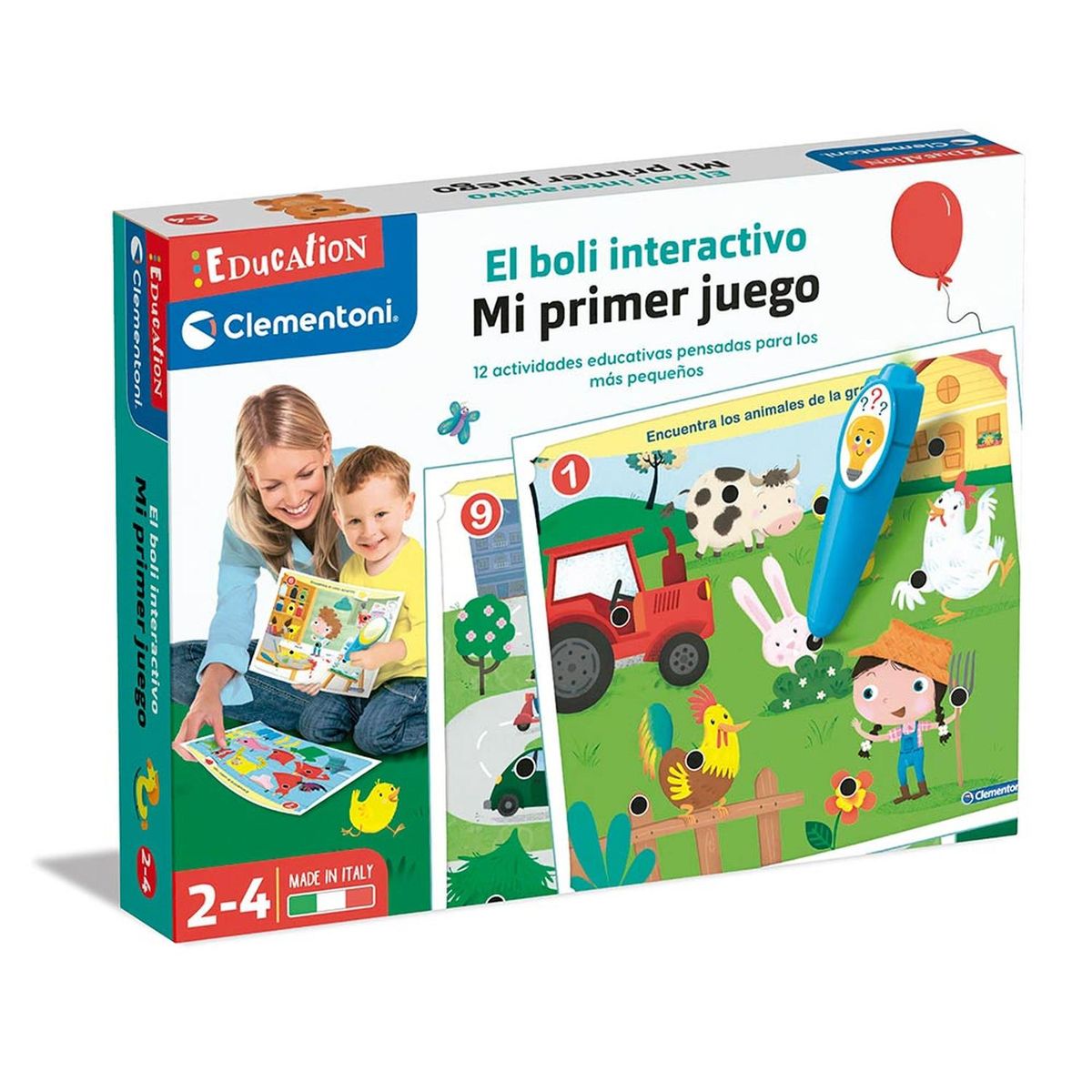 CLEMENTONI - Clementoni Juego Educativo Boli Interactivo Mi Primer Juego