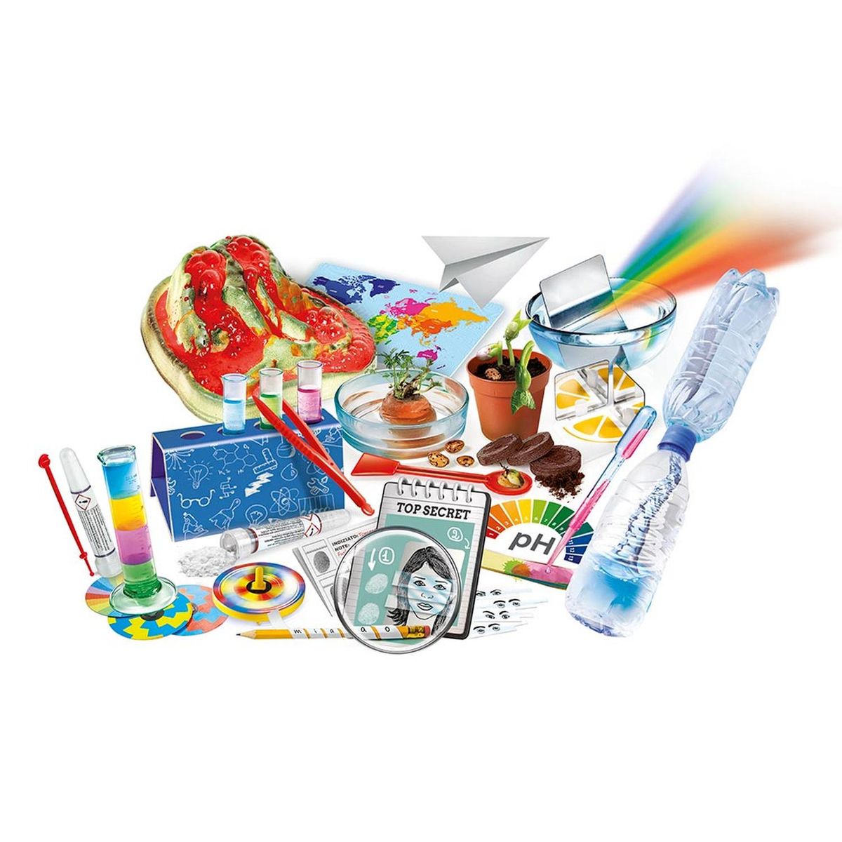 CLEMENTONI - Clementoni Ciencia y Juego Lab - 110 Experimentos