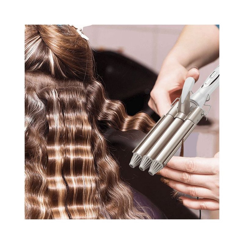 Plancha Rizadora Ondas Onduladora De Sirena Rizadora Tenaza Ondas