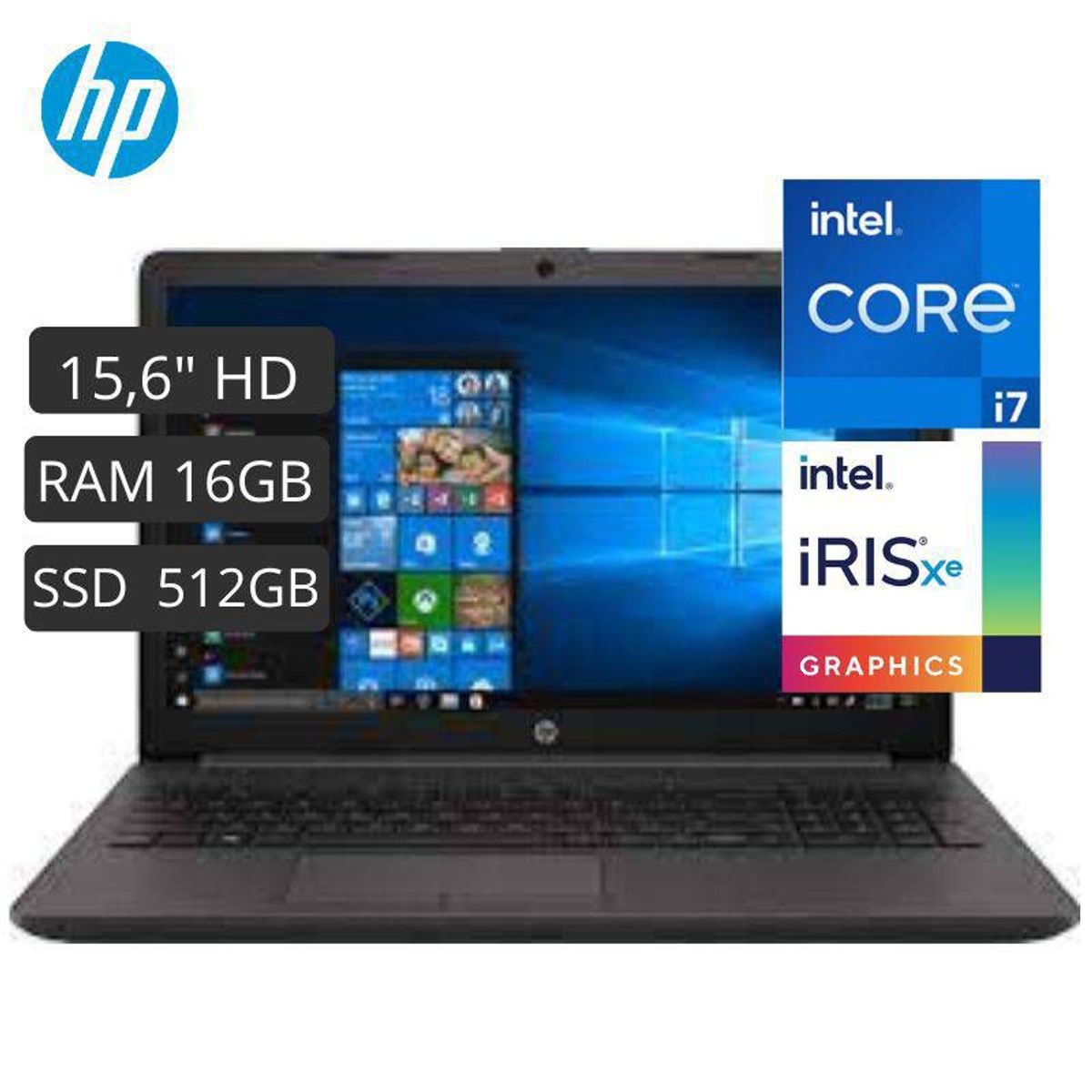 HP - Laptop HP 250 G9 15.6' I7 HD 1255U 16GB 512GB 10NUC.