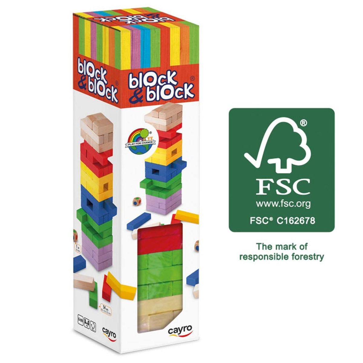 CAYRO - Cayro Block a Block de Madera FSC