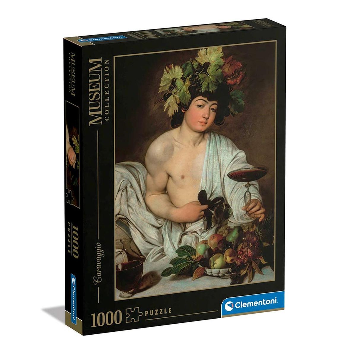 CLEMENTONI - Clementoni Museum Collection Rompecabezas de 1000 piezas - CARAVAGGIO BACCHUS