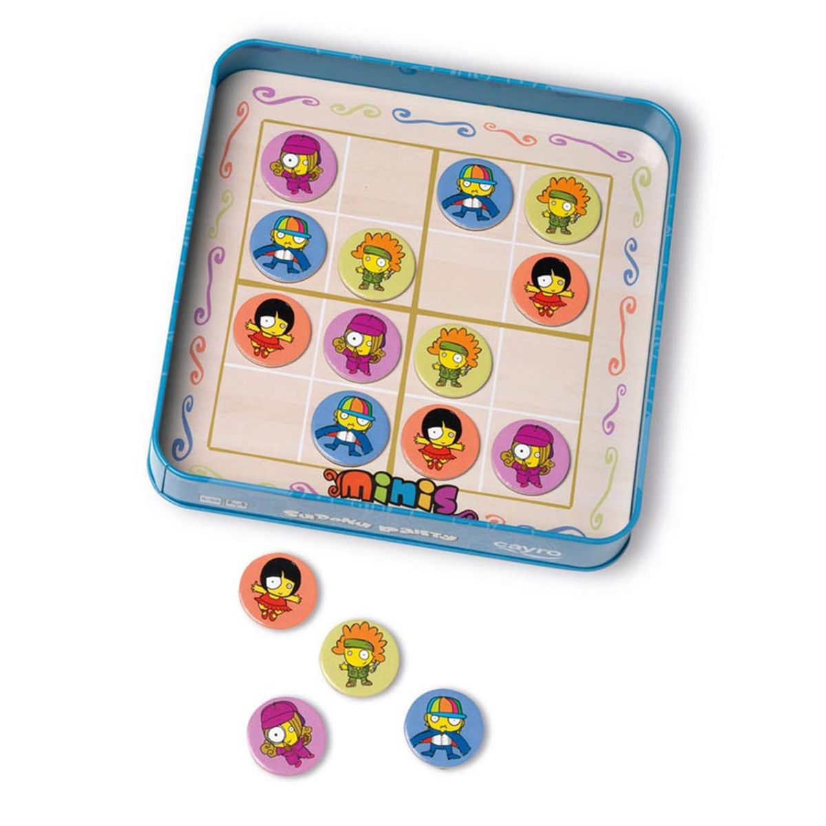 CAYRO - Cayro Sudoku Party de Madera FSC en caja de Metal