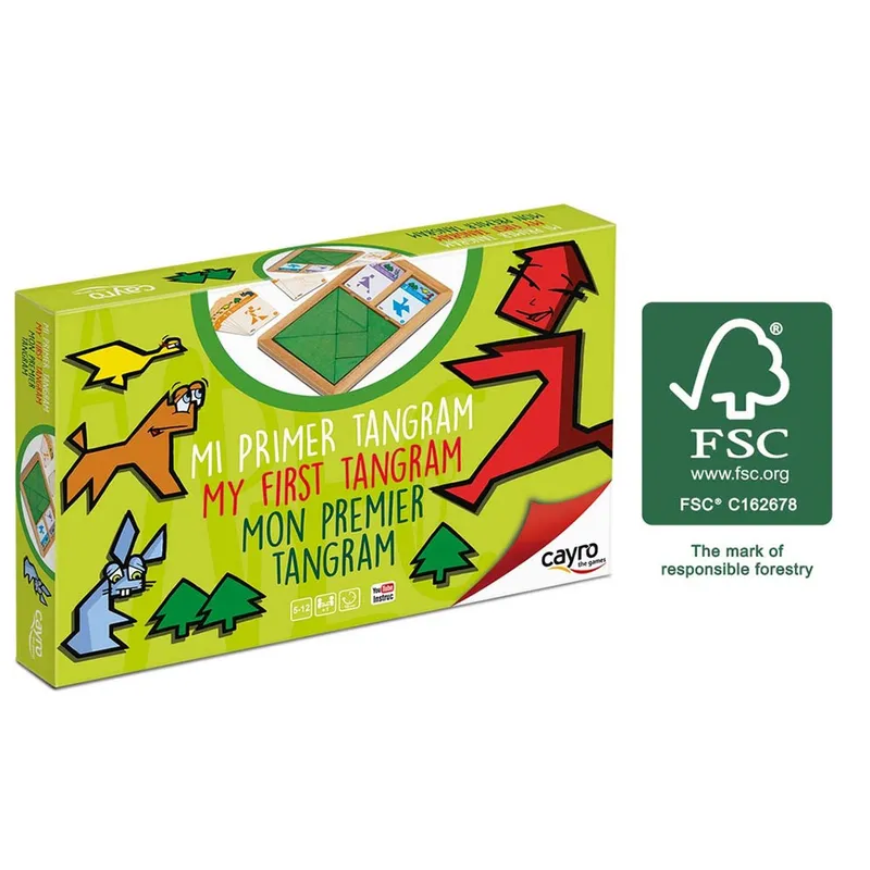 CAYRO - Cayro Mi Primer Tangram Infantil de Madera FSC