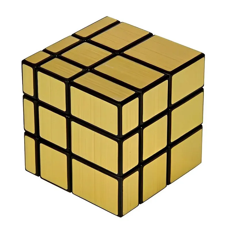 MOYU - Cubo Rubik Profesional Mirror o Modelo Espejo 3x3 Dorado