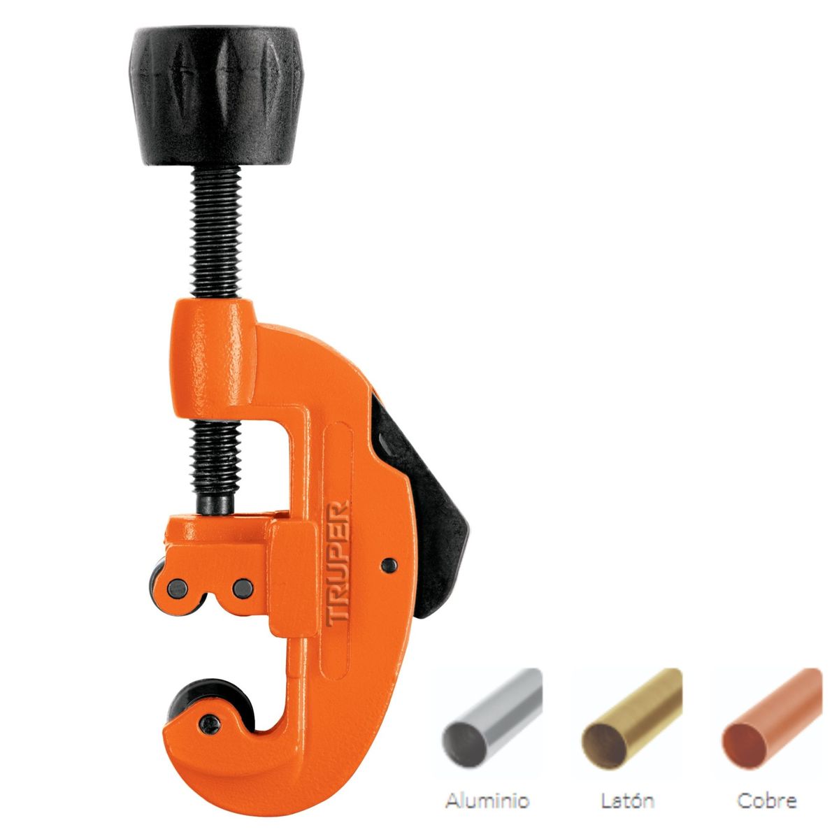 TRUPER - Cortador tubo de cobre 1/8" a 1-1/8" cuchilla 18 mm, Truper