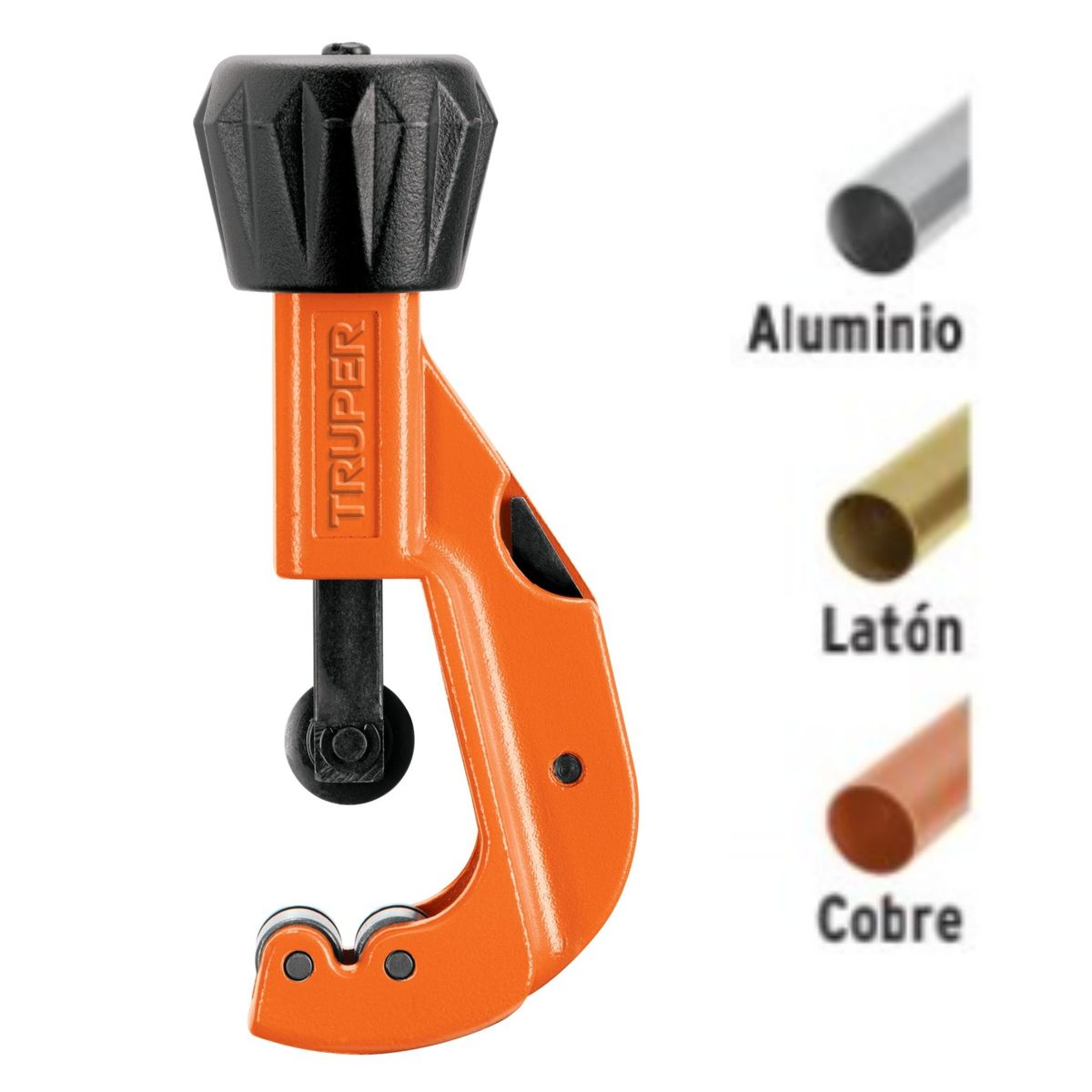 TRUPER - Cortador tubo de cobre 1/8" a 1-1/4" cuchilla 18 mm, Truper