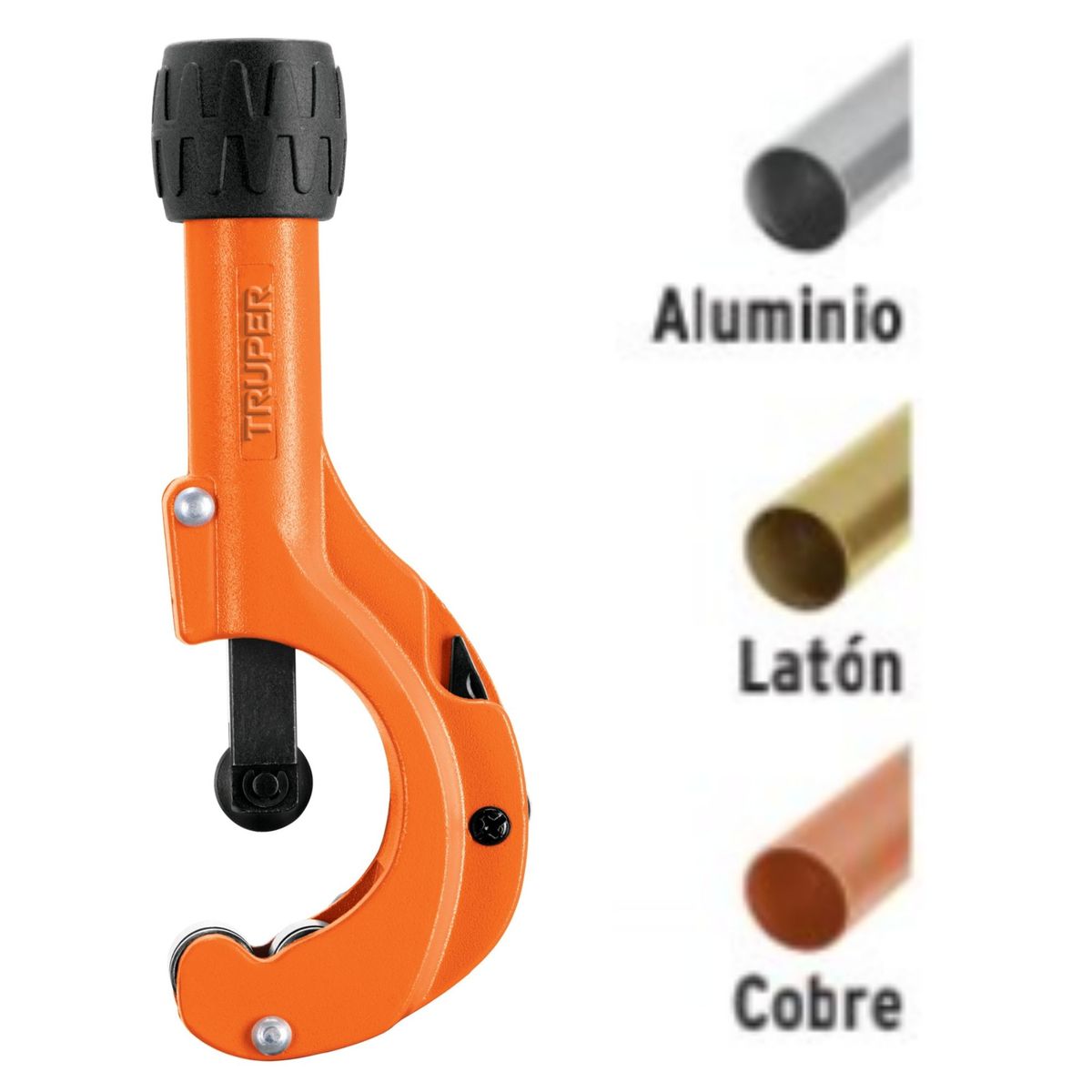 TRUPER - Cortador tubo de cobre 3/16" a 2" cuchilla 18 mm, Truper