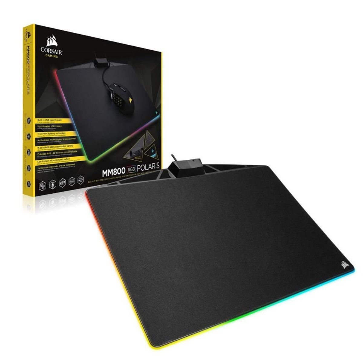 CORSAIR - MOUSE PAD CORSAIR MM800 RGB POLARIS CH-9440020-NA