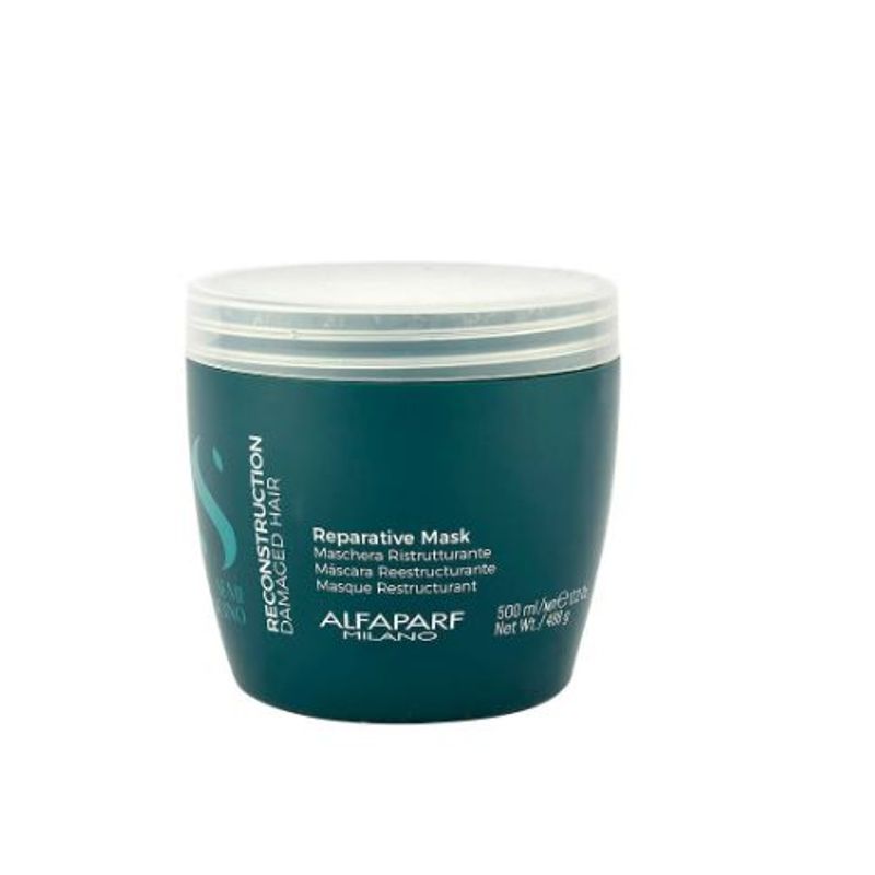 ALFAPARF MILANO - ALFAPARF SEMI DI LINO – Reparative Mask 500 ml producto profesional