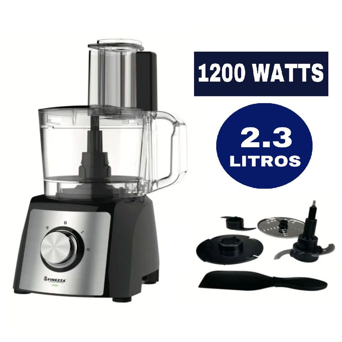 FINEZZA - Procesador de alimentos Finezza FZ-6120PR 1200W