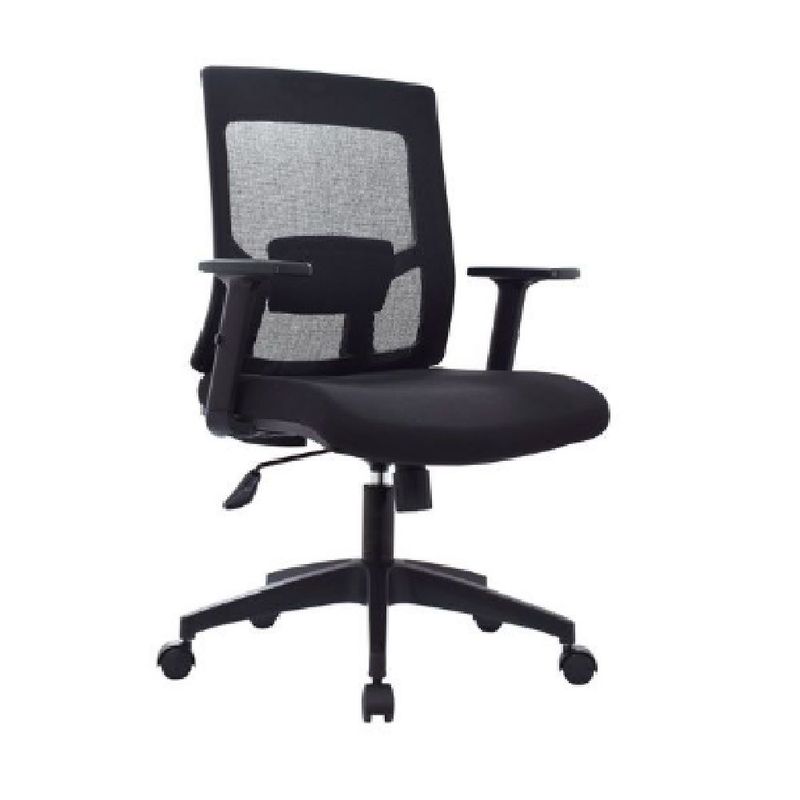 MOBELART - Silla de Oficina Ejecutiva Radius BN Negro möbelArt