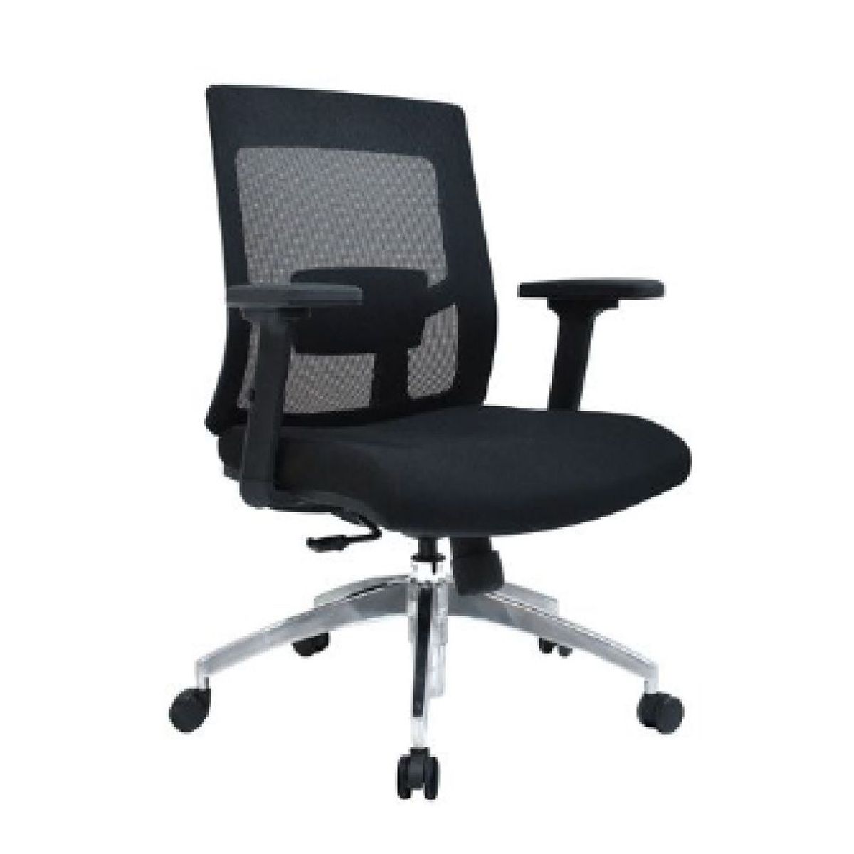 MOBELART - Silla de Oficina Ejecutiva Radius B3D BA Negro möbelArt