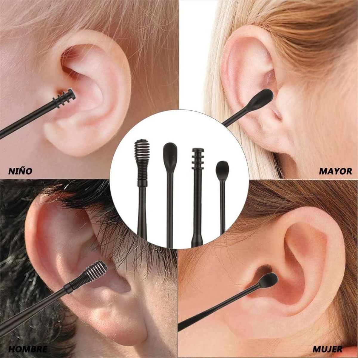 GENERICO - KIT DE LIMPIEZA PARA OIDOS