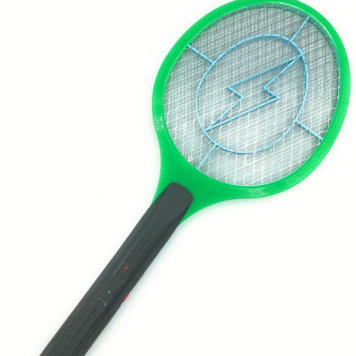 GENERICO - Raqueta eléctrica 46cm matamoscas con luz y recargable