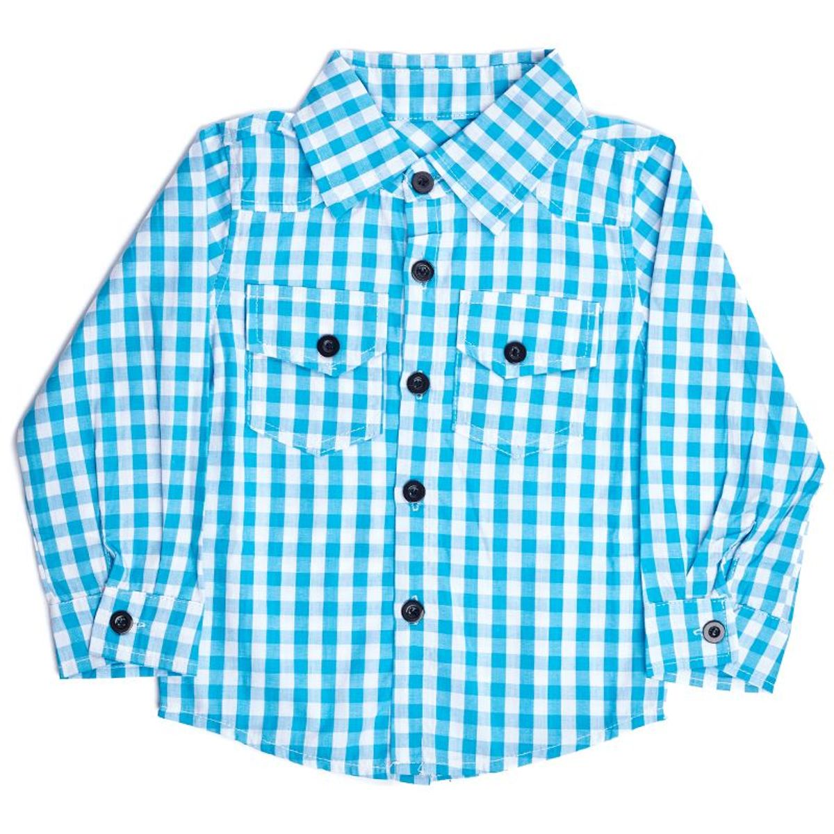 GENERICO - Conjunto para Niño 3 piezas Camisa Celeste y Pantalón Blanco