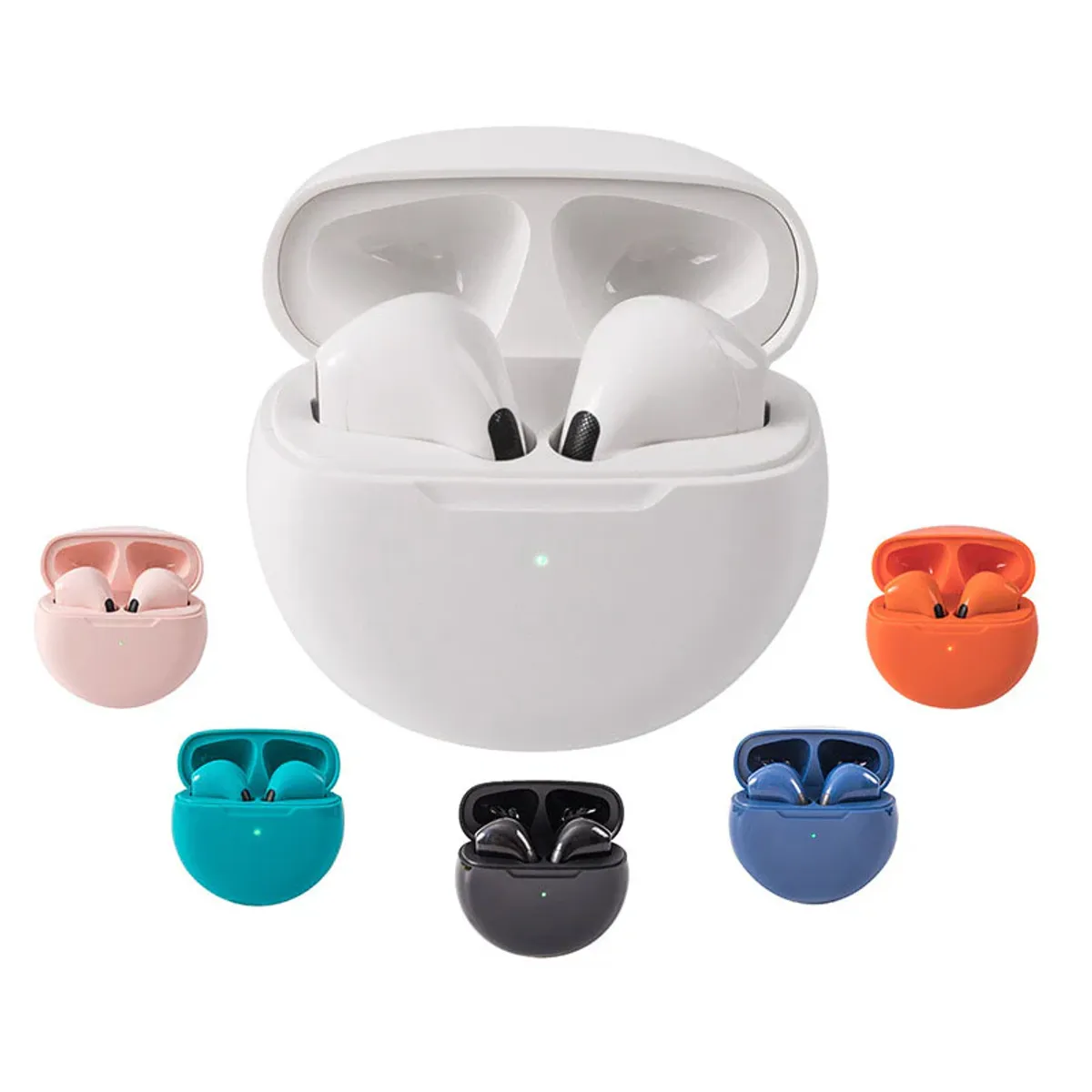 GENERICO - AURICULARES BLUETOOTH PRO 6 CREMA