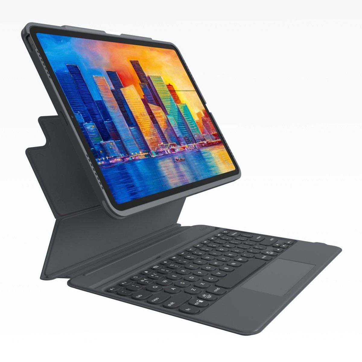 ZAGG - Teclado y Case ZAGG Trackpad iPad Pro 12,9 3 a 5a Gen y iPad Air 13 M2