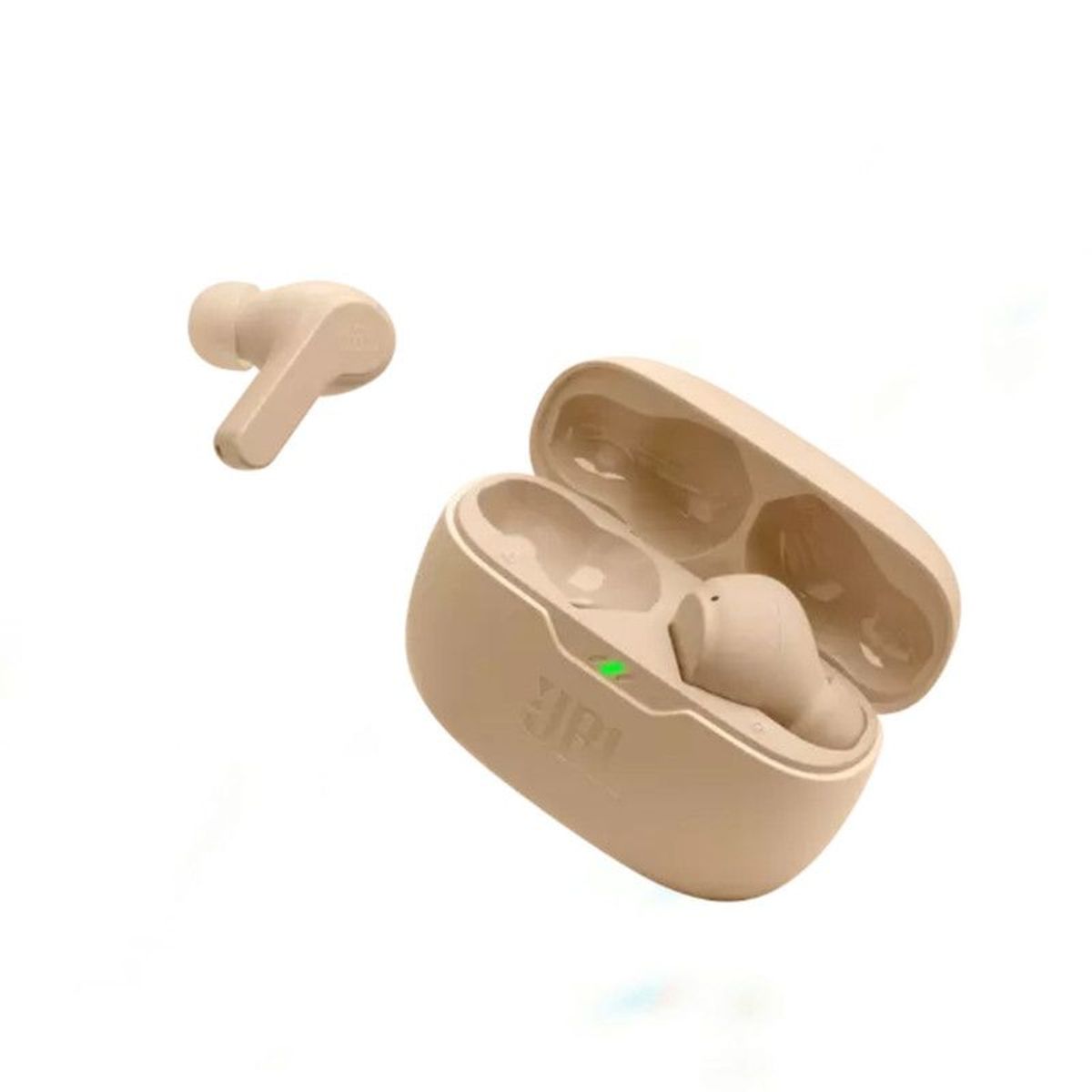 JBL - Audifonos Bluetooth JBL Vibe BEAM TWS Pure Bass - BEIGE